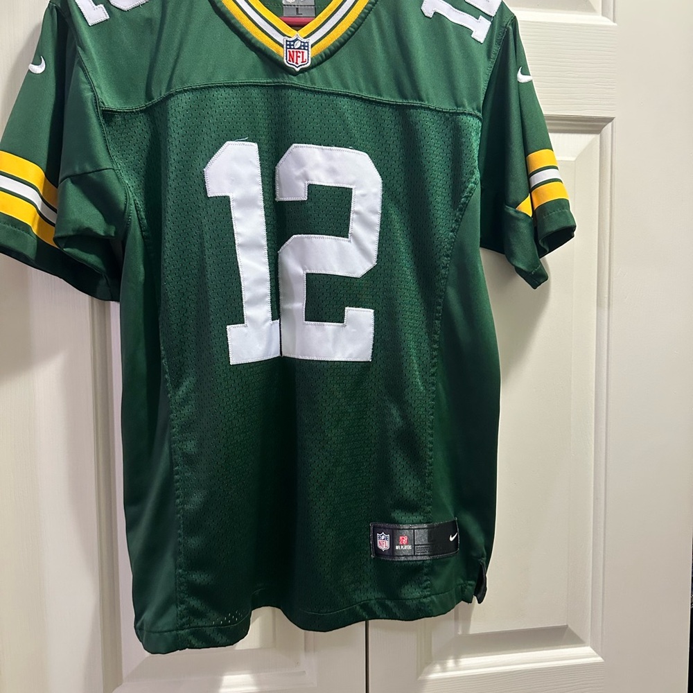 NFL Green Bay Packers Green Polo Jersey Short Sleeve